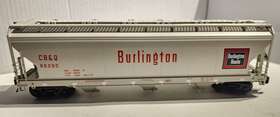 2097749 Mth O Scale 3 Bay Centerflow Hopper Burlington #86290
