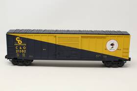 21302 Mth O Gauge 50ft Box Car Chesapeake And Ohio Inch The Chessie Route C&o