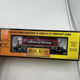 30-4140b Mth Railking Virginia And Truckee 19th Century Tank Car #1869 In Box/ln