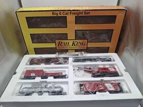 Mth 30-7003 O Gauge Jersey Central Freight Cars Set Of 6 With Box