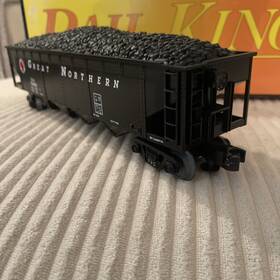 30-7006e Mth 30-7006 Rail King Great Northern With Coal Load O Gauge New In Box