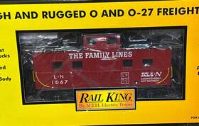 30-7008 Mth Rail King Louisville And Nashville Steel Caboose #1067 O-scale L&n New