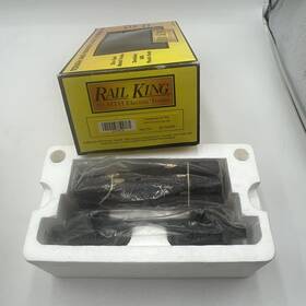 30-7034b Mth Railking O Gauge 19th Century Chesapeake And Ohio Log Car #145 In Box - Nm Ex