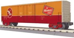 30-71055 Mth Railking Milwaukee Road 50 Double Door Plugged Boxcar Rd # 4809