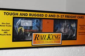 30-71110 Mth #30-71110 Rail King Transylvania Power And Light Zombie Box Car Halloween