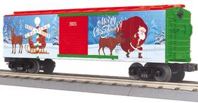 30-71233 Mth Railking Christmas Boxcar With Blinking Leds #2025