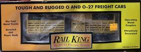 30-7143 Mth Rail King #30-7143 19th Century Chicago And Northwestern Stock Car 2-rail