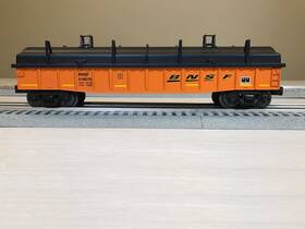 30-72075 Mth Rail King Bnsf O Gauge Gondola Car With Cover #518575 Xlnt