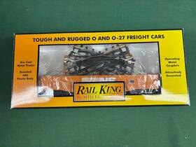 30-72186 Mth O Gauge Railking Norfolk Southern Gondola With Crossover Track