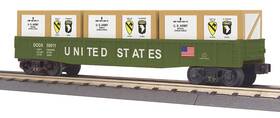 30-72250 Mth O Us Army Railking Gondola With Crates