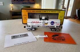 30-73320 Mth Nasa O Scale Smoking Ln2 Tank Car - In Excellent Condition 30-73320 Mth Nasa O Scale Smoking Ln2 Tank Car - In Excellent Condition