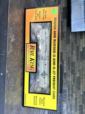 30-7335 Mth Railking Erie Lackawanna 3 Dome Tank Car For O Gauge Train Set