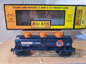 30-73249 Mth 30-73610 Rail King Union 76 3-dome Tank Car Uocx 29082 New Ob Rare 2007