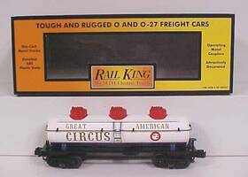 30-7365 Mth O Gauge Circus 3-dome Tank Car #72 Ln/box
