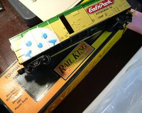 30-74055 Mth Eat N Park Smiley Cookie Pittsburgh Box Car O Gauge Uncataloged
