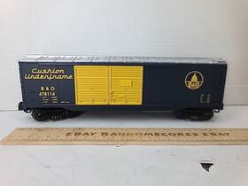 30-74102 Mth Railking O Gauge B&o 40 Double Door Boxcar Baltimore Ohio Ln/box