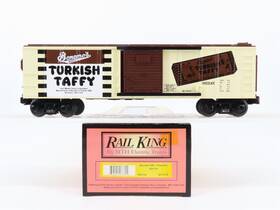 30-74128 Mth O Gauge 3-rail Rail King #30-74128 Bonomo Chocolate Turkish Taffy Box Car