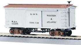 30-7439 Mth Railking Warr 19th Century 34ft Box Car Western And Atlantic 30-7439 Mth Railking Warr 19th Century 34ft Box Car Western And Atlantic