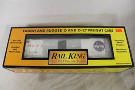 30-74474 Mth Rail King Nasa 40ft Double Door Box Car Nlax 52008