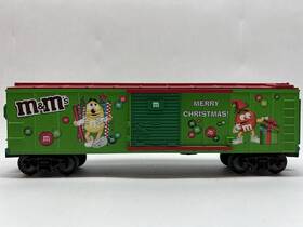 30-74490 Mth O M&ms Christmas Box Car Ln/box - See Pictures For Condition