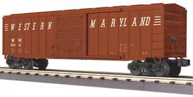 30-74893 Mth Rail King Western Maryland 50ft Box Car O Gauge