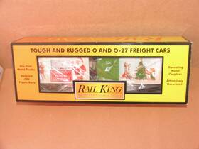 30-74965 Mth Railking Christmas Santa Box Car With Lighted Power Meter Nib