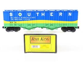 30-75126 Mth O Gauge 3-rail Rail King Sou Southern Wave 2-bay Airslide Hopper