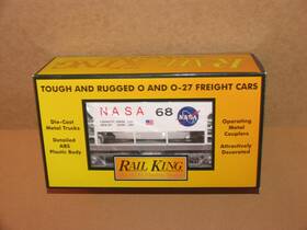 30-75560 Mth Rail King Trains Nasa Railroad Ore Car With Load Works Lionel