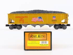 30-75576 Mth O27 Gauge 3-rail Railking Up Union Pacific 4-bay Hopper With Load