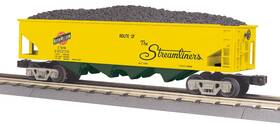 Mth 30-75683 Chicago Northwestern 4 Bay Hopperw/ Load O Ga 3 Rail#135229
