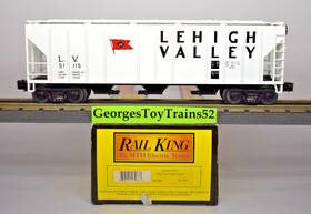 30-7591 Mth Railking 3-rail O #51115 Lv Lehigh Valley Ps-2 Discharge Hopper Lnib