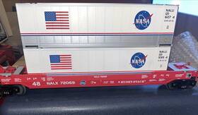 30-76018 Mth Nasa Husky Stack Car 30-76018 Mth Nasa Husky Stack Car