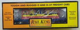 30-76026 Mth Rail King Flatcar With Circus Billboard Flat Car New Opened Box