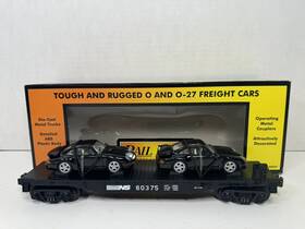 30-76165 Mth Railking Norfolk Southern Ns Flat Car W Porsche 993 Turbos Lnib