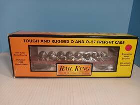 30-76367 Mth Rail King Milkwakee Road Flatcar With H Wheel Sets