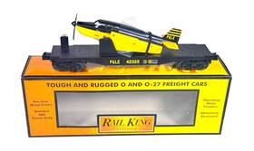 30-76475 Mth O-gauge Pittsburgh And Lake Erie #42325 Flat Car With Airplane