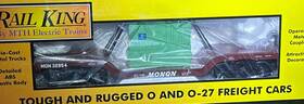 30-76828 Mth Railking Monon Depressed Center Flat Car With Transformer Load O-gauge