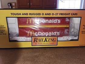 30-7691 Mth #30-7691 O Gauge Mcdonalds Husky Stack Car New In Box - Htf
