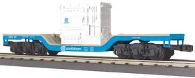 30-76936 Mth O Gauge Railking Conedison Dep. Center Flat Car Transformer Load