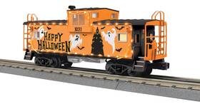 30-77411 Mth Railking Halloween Extended Vision Caboose With Led Lights #1031 30-77411 Mth Railking Halloween Extended Vision Caboose With Led Lights #1031