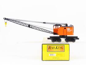 30-79101 Mth O Gauge 3-rail Ble Bessemer And Like Eire American Crane Car #a59