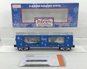 30-79183 Mth Railking Rudolph Reindeer Christmas Revolving Action Car New O