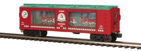 Mth 30-79219 Railking Christmas Reindeer Revolving Action Car -rare Nib
