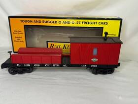 30-79486 Mth Rail King O Gauge Illinois Central Crane Tender Car