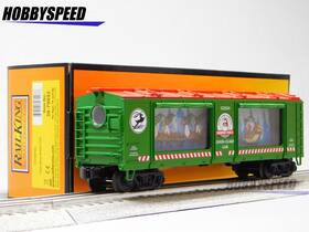 30-79692 Mth Railking Christmas Santas Sleigh Action Car Freight O Gauge New