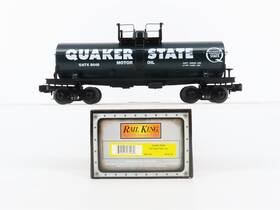 30-8116 Mth O Gauge 3-rail Rail King Die-cast Gatx Quaker State Tank Car #8646