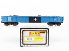 30-8202 Mth O Gauge 3-rail Rail King Bm Boston And Maine Gondola With Load #9738