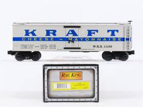 30-8607 Mth O Gauge 3-rail Rail King Die-cast Wrx Kraft Reefer #11163