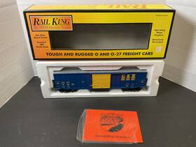 30-74004 Mth 3074004 Railking Csx O Gauge 50ft Modern Box Train Car Look