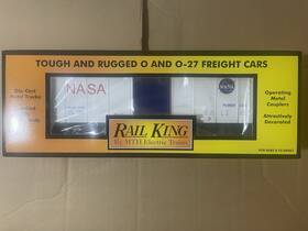 30-74188 Mth 3074188 Rail King Nasa Rounded Roof Box Car With Generator